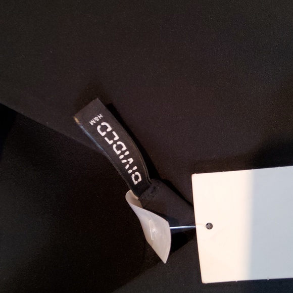 H&M BLACK WITH LACING DRESS SIZE 10 NEW!!! - Picture 4 of 4